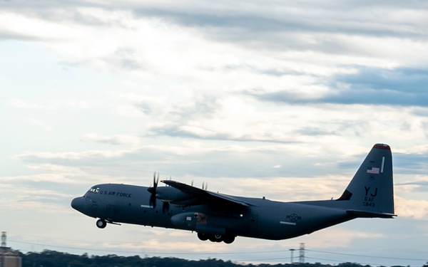 BM 25-1 takes off at Yokota
