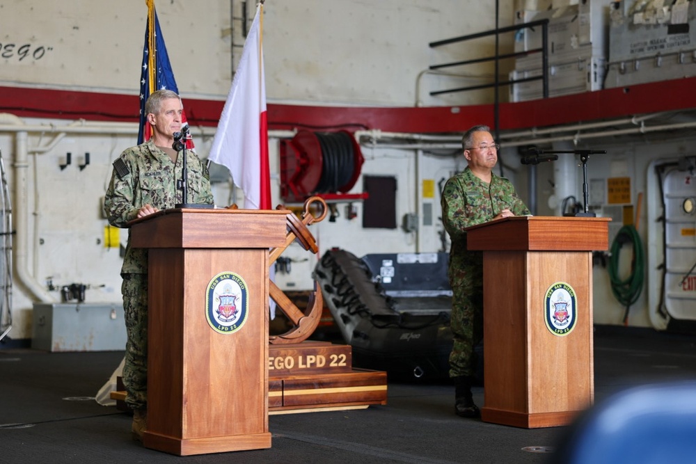 USS San Diego (LPD 22) Hosts Exercise Keen Sword 2025 Bilateral Press Conference