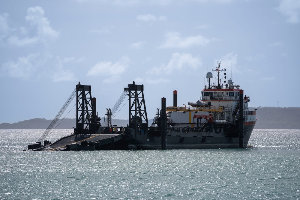 Stern Landing Vessel at Kin Blue Beach