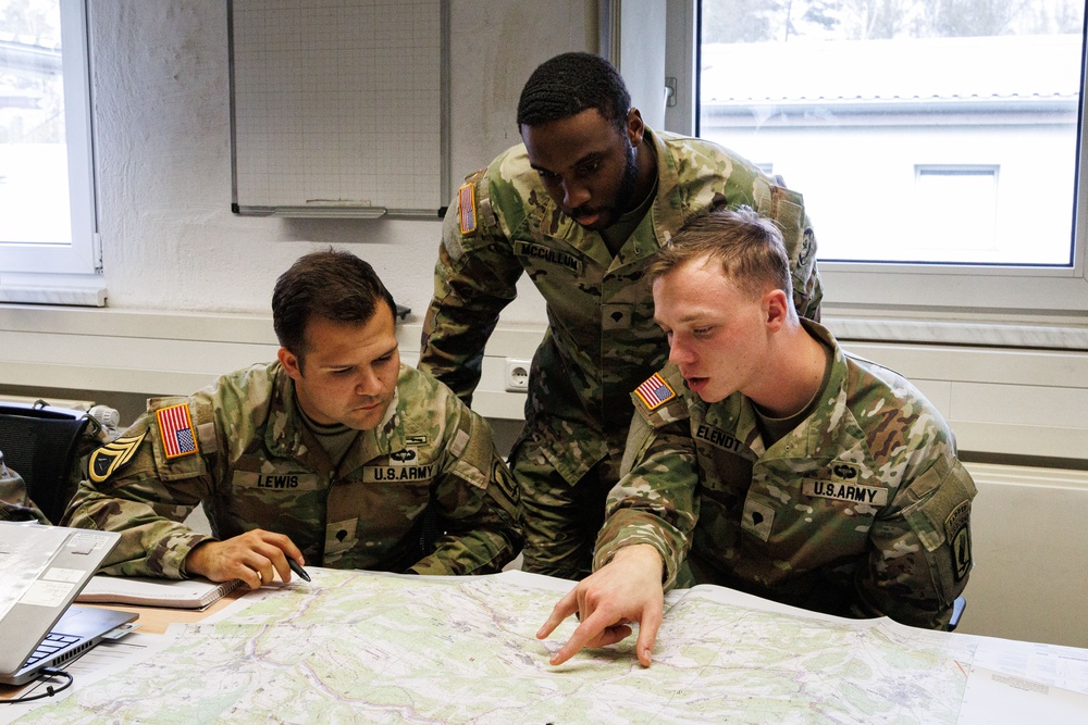 NCOA Students Learn Map Reading