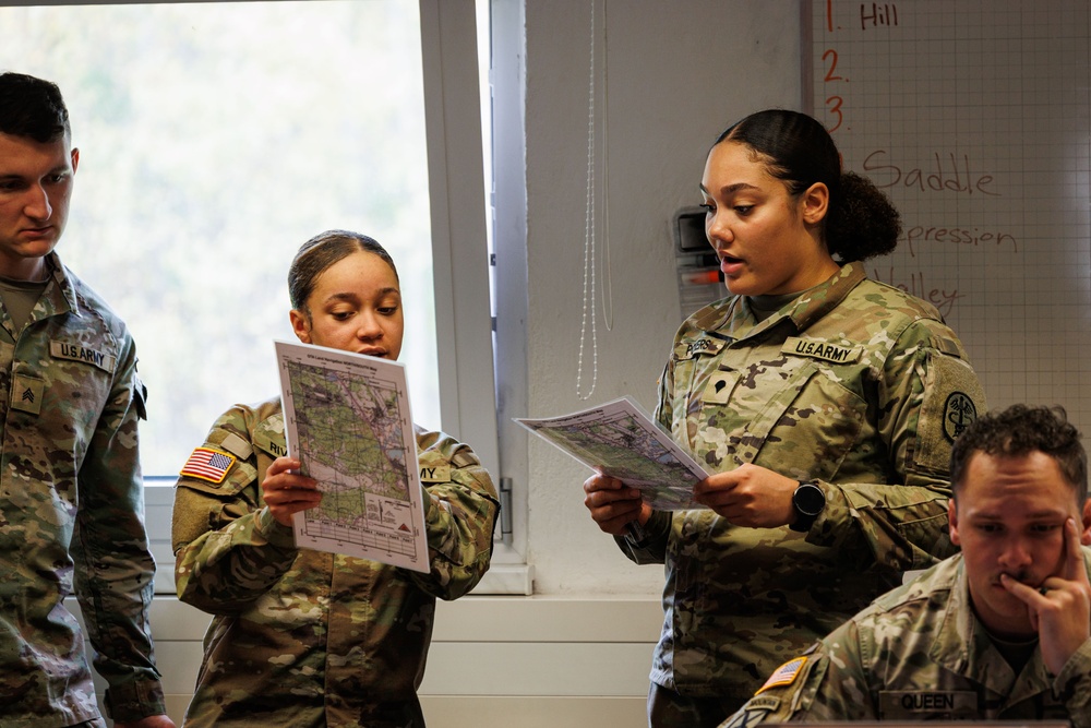 NCOA Students Learn Map Reading
