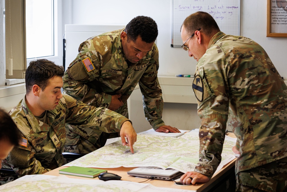 NCOA Students Learn Map Reading