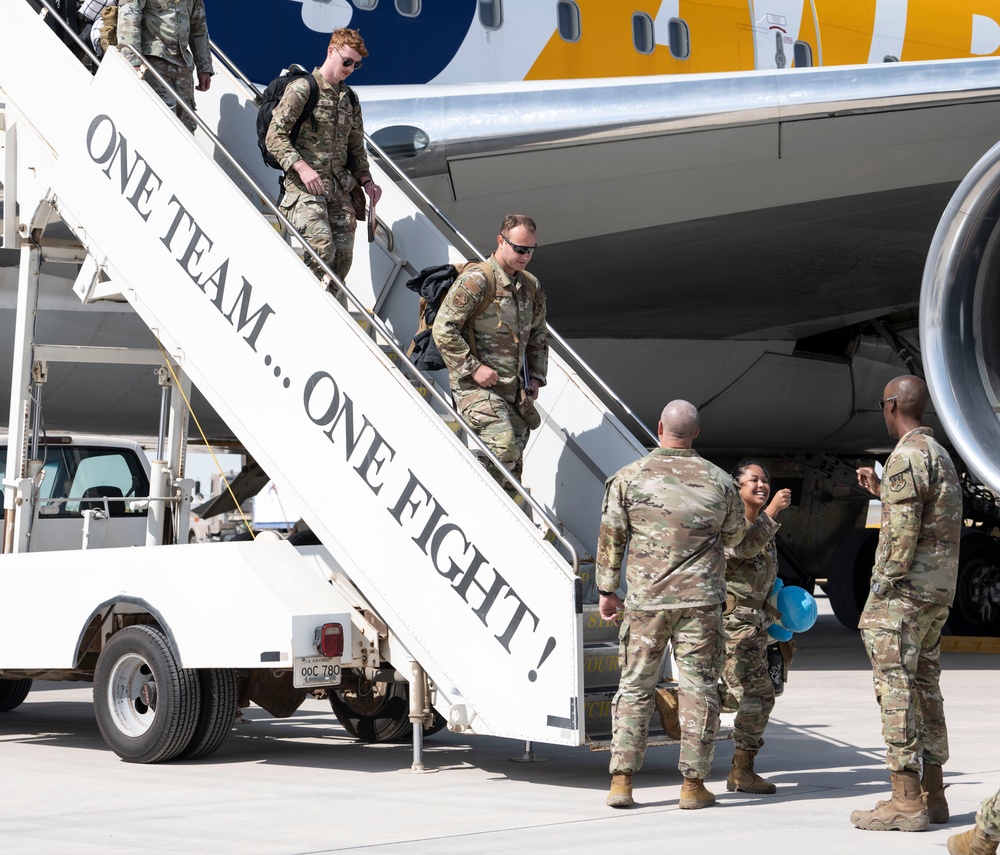 380th AEW welcomes deployers