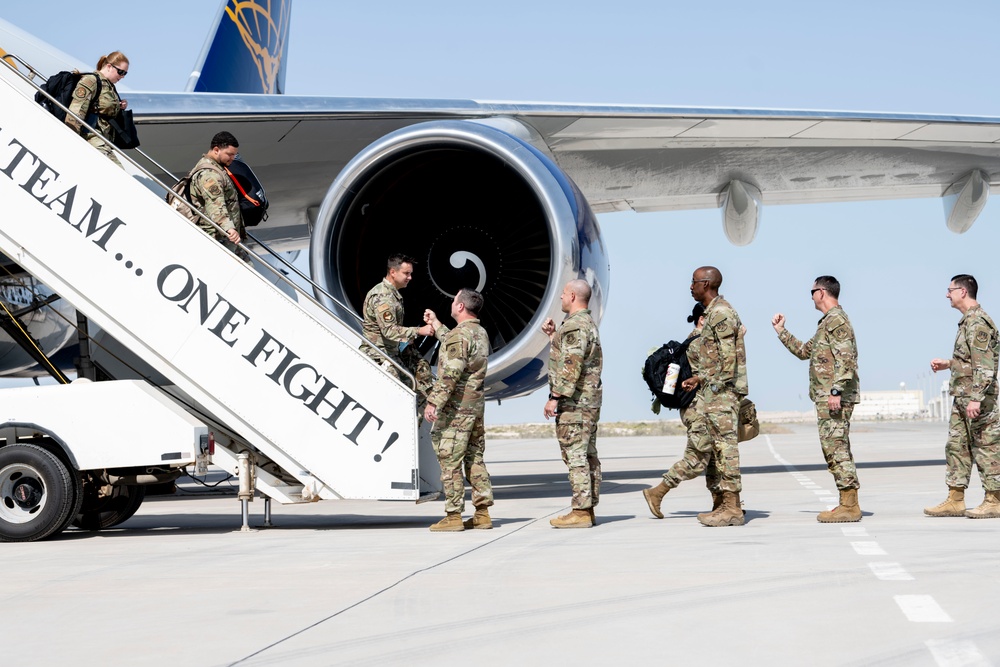 380th AEW welcomes deployers