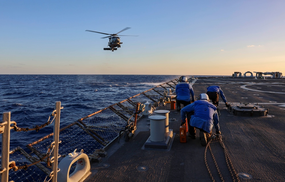 USS Arleigh Burke Flight Quarters