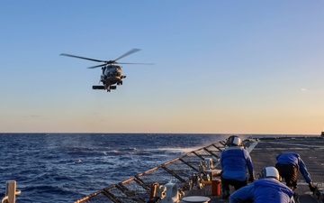 USS Arleigh Burke Flight Quarters