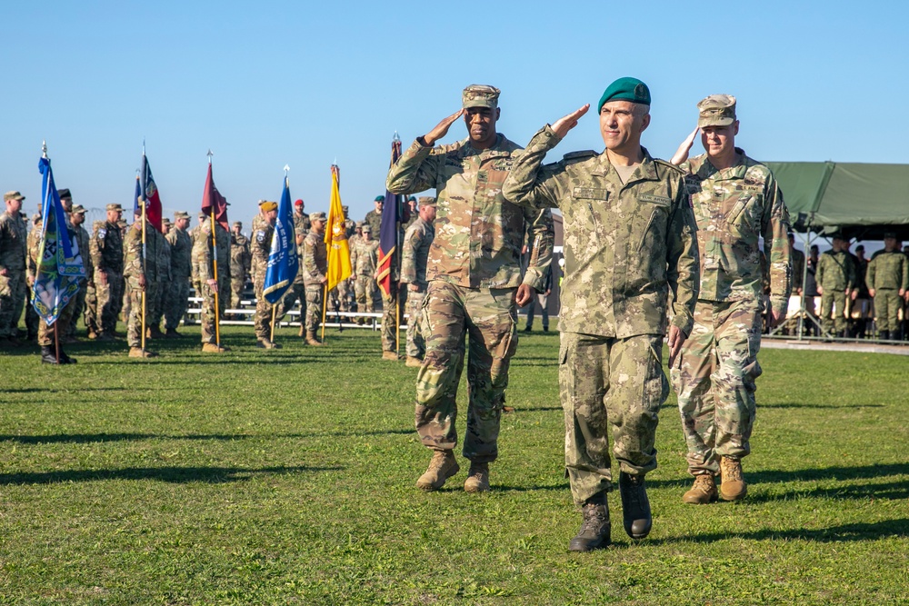 41st IBCT commander assumes authority of KFOR RC-E at Camp Bondsteel