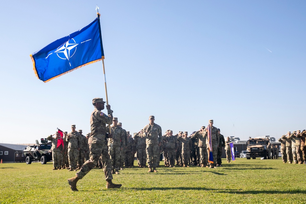 41st IBCT commander assumes authority of RC-E at Camp Bondsteel