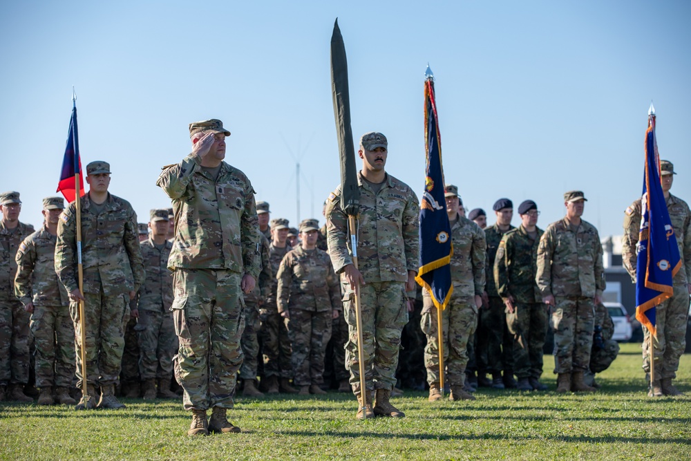 41st IBCT commander assumes authority of RC-E at Camp Bondsteel