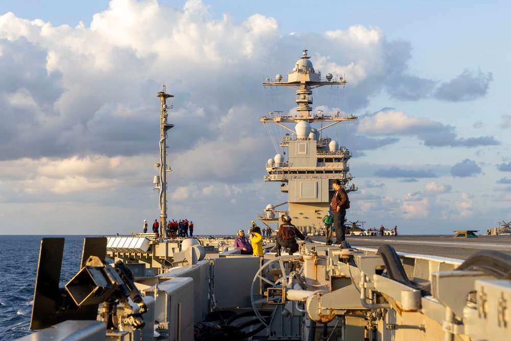 USS Gerald R. Ford SWATT operations