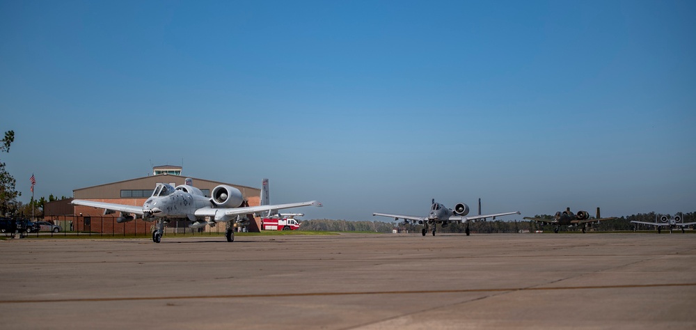 Team Moody aircraft return after Helene