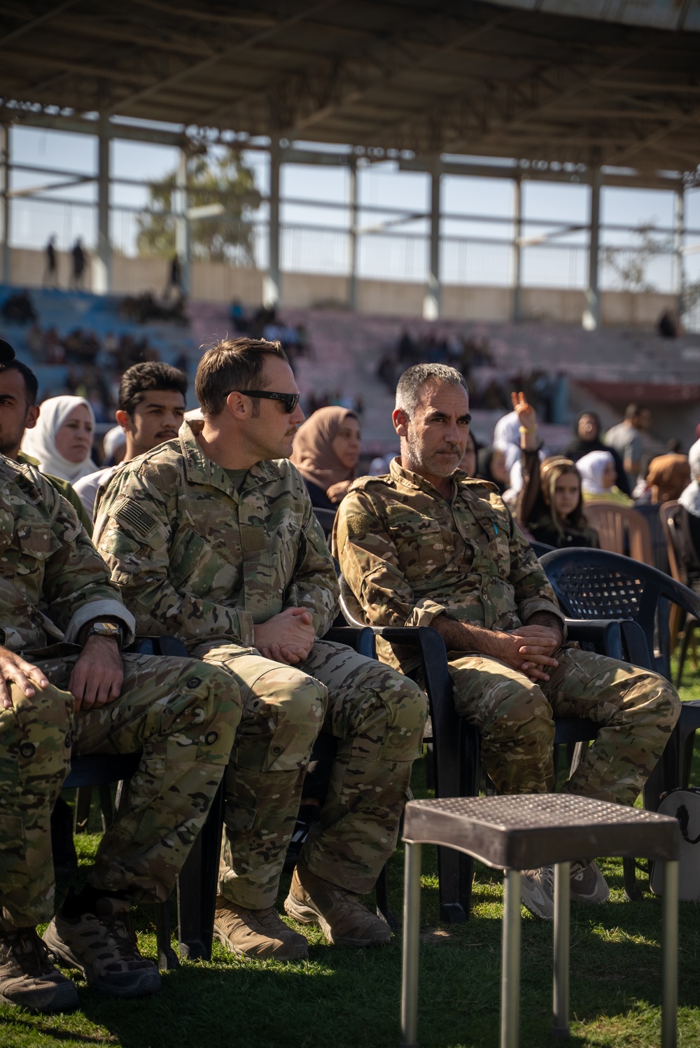 U.S. Forces Attend Raqqa Liberation Anniversary Event