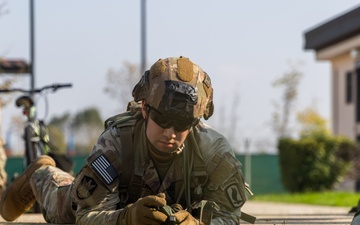 Soldiers train for the upcoming E3B in Vicenza