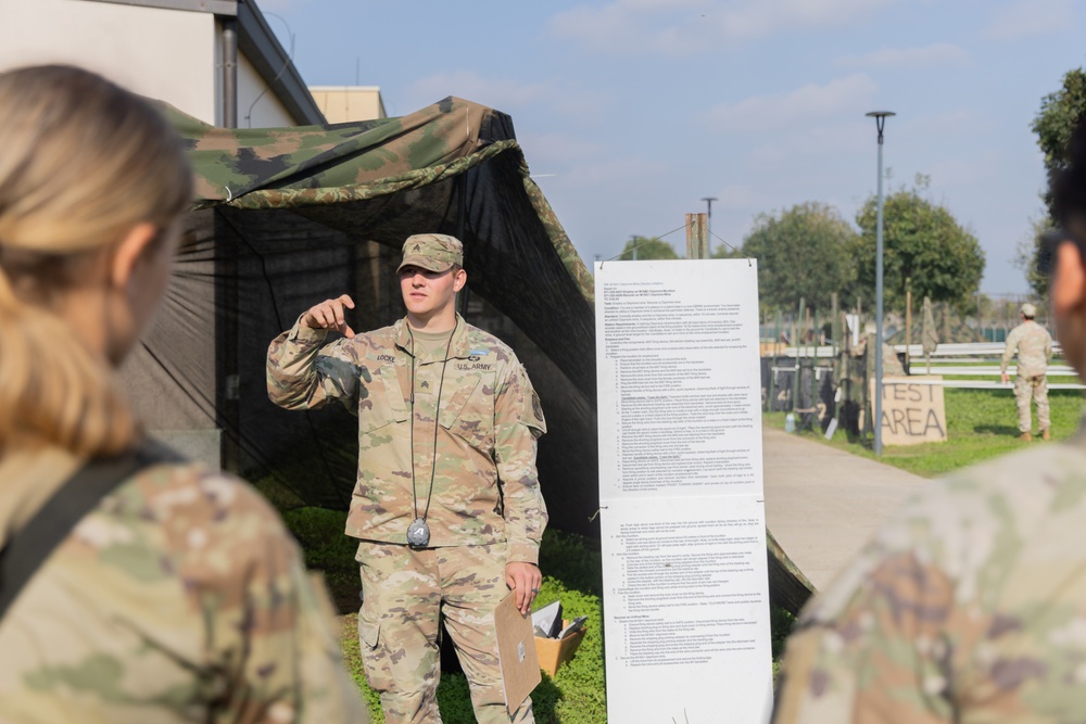 Soldiers train for the upcoming Expert Soldier Badge