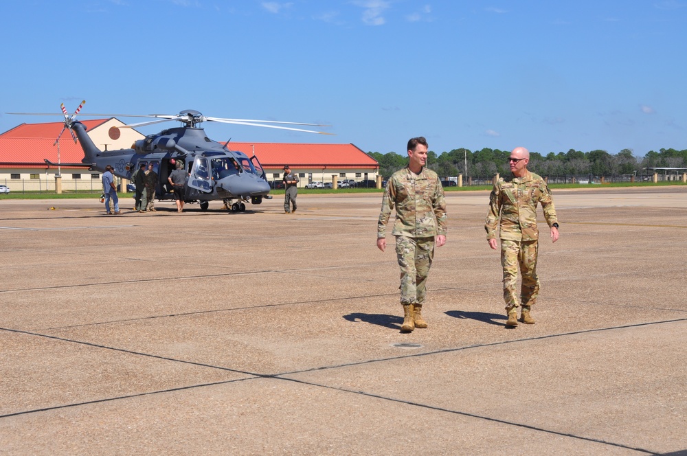 Global Strike Deputy Commander takes first flight in Grey Wolf while visiting 908th