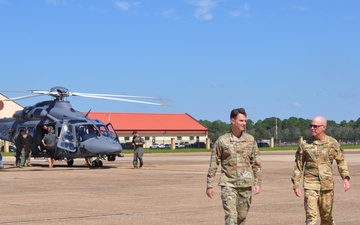 Global Strike Deputy Commander takes first flight in Grey Wolf while visiting 908th