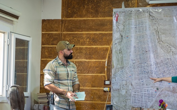OIR Commander visits Al Hol Displaced Persons Camp in Syria