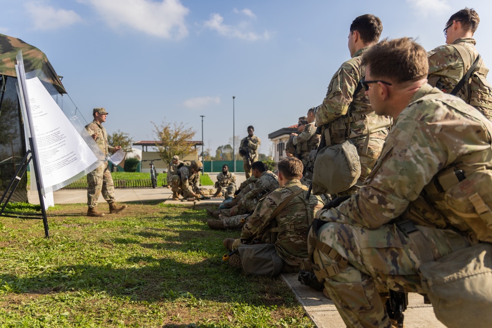 Soldiers train for the upcoming ESB