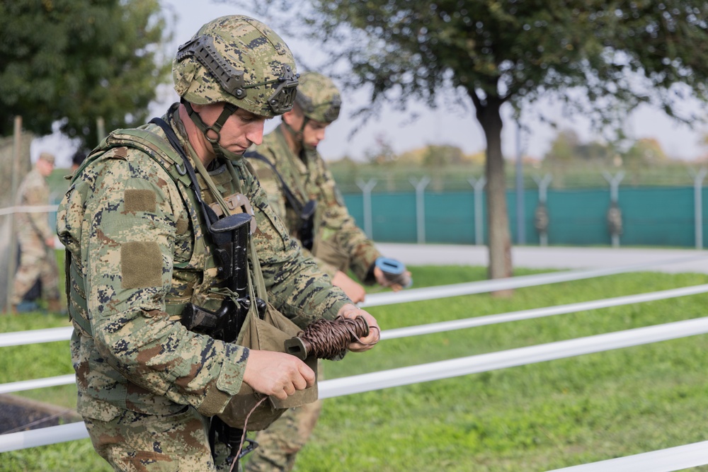 US, Croatia soldiers train for the upcoming E3B