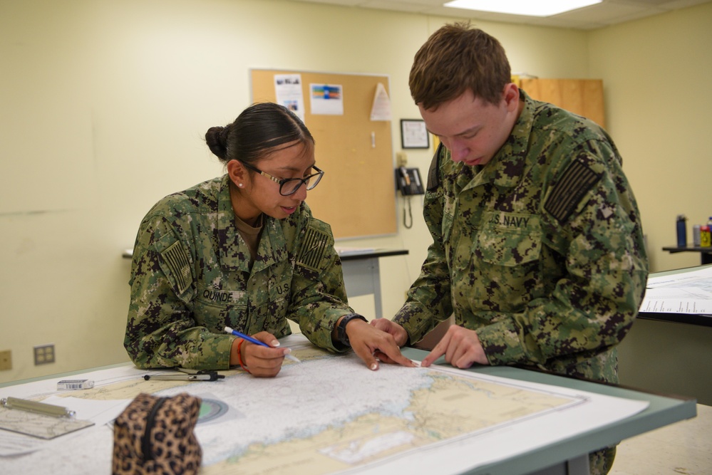 SCSTC GL Students Practice Navigation Plotting