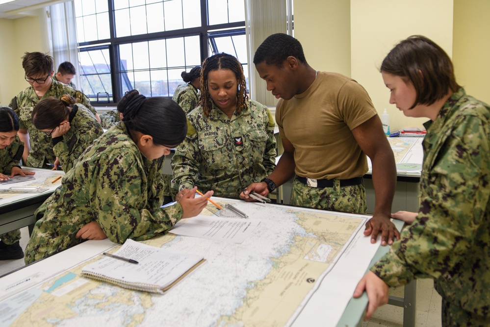 SCSTC GL Students Practice Navigation Plotting