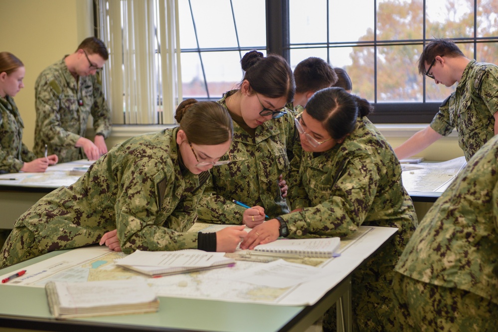 SCSTC GL Students Practice Navigation Plotting