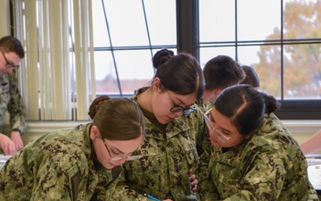 SCSTC GL Students Practice Navigation Plotting