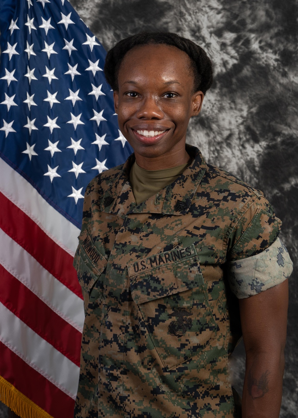 U.S. Marine Corps Sgt. Tawanya Norwood