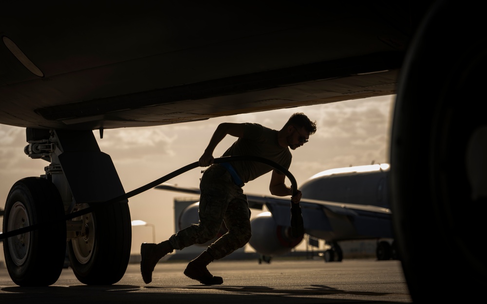 Golden hour grind – crew chiefs in action at MacDill Air Force Base