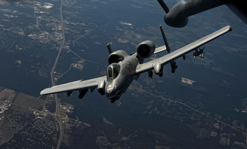 91st ARS refuels A-10s over Florida