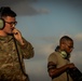 Golden light, ready flight: Airmen prep a KC-135 for takeoff at sunset