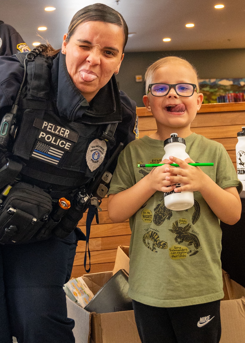 87th Security Forces Squadron hosts Coffee with a Cop event