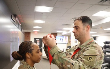 1st TSC Soldier receives Ordnance Order of Samuel Sharpe