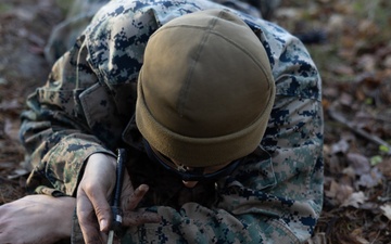 U.S. Marine Conduct Lane Sweeping Training