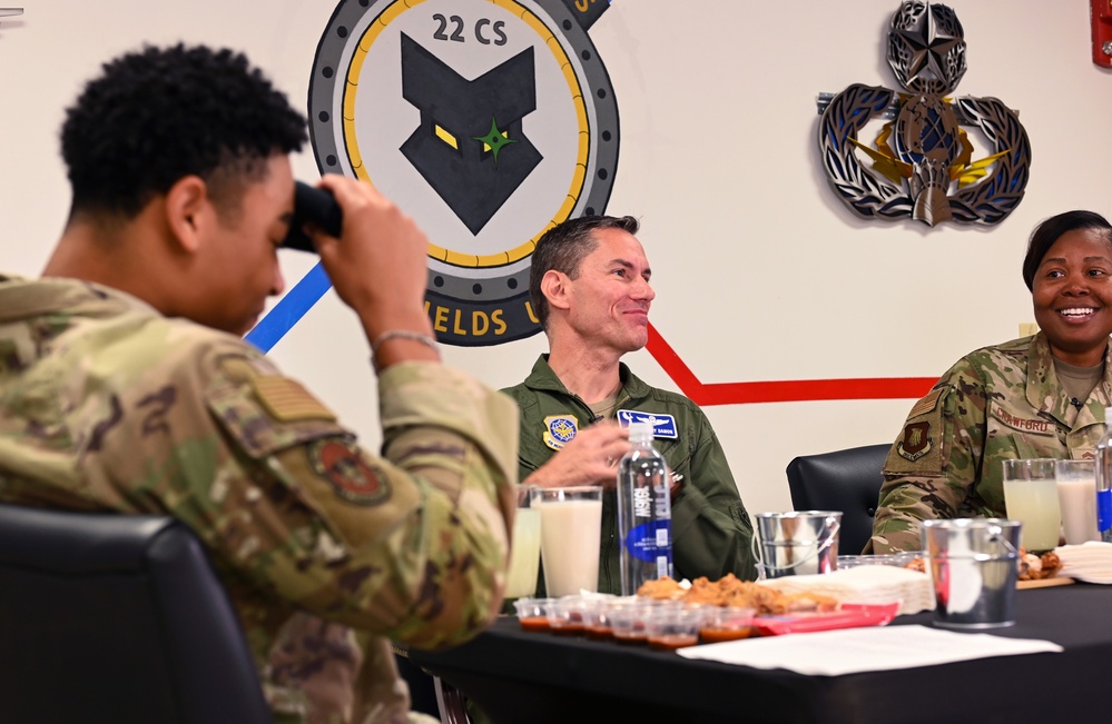 22 ARW leaders beat the heat for Cybersecurity Awareness Month