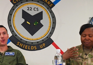 22 ARW leaders beat the heat for Cybersecurity Awareness Month