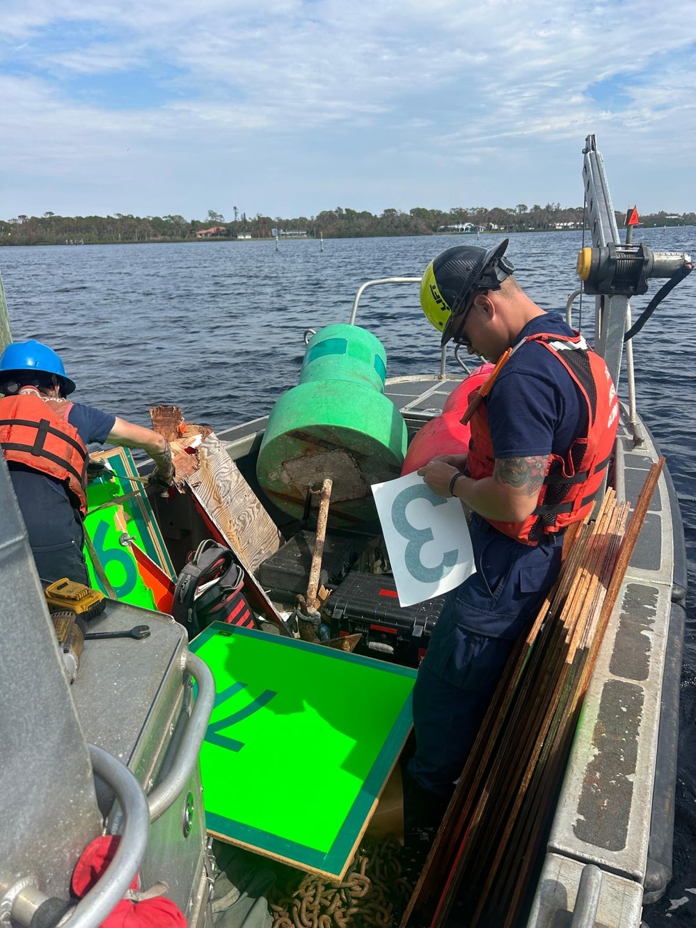 Coast Guard Aids to Navigation Teams join forces following Hurricane Milton