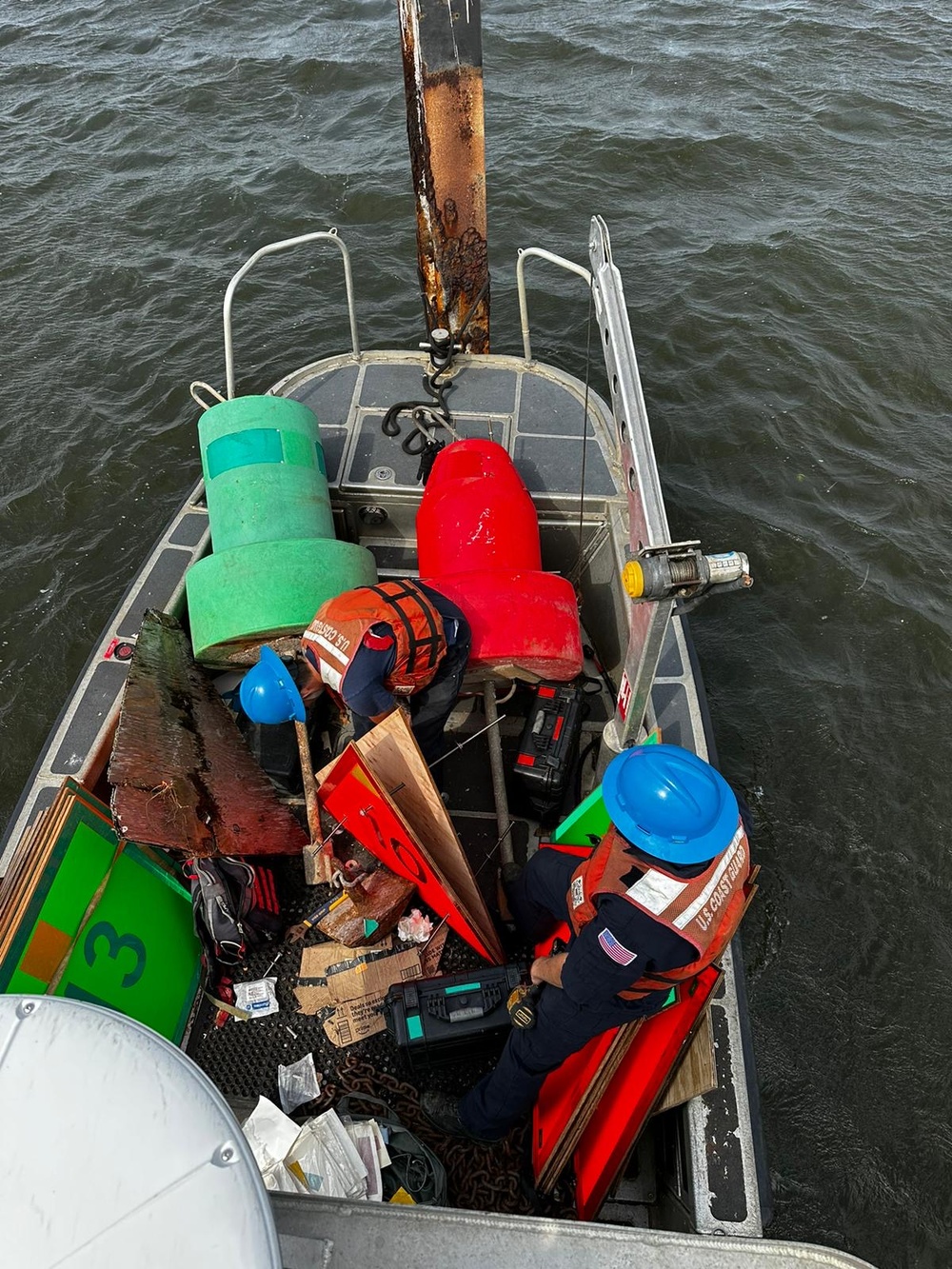 Coast Guard Aids to Navigation Teams join forces following Hurricane Milton