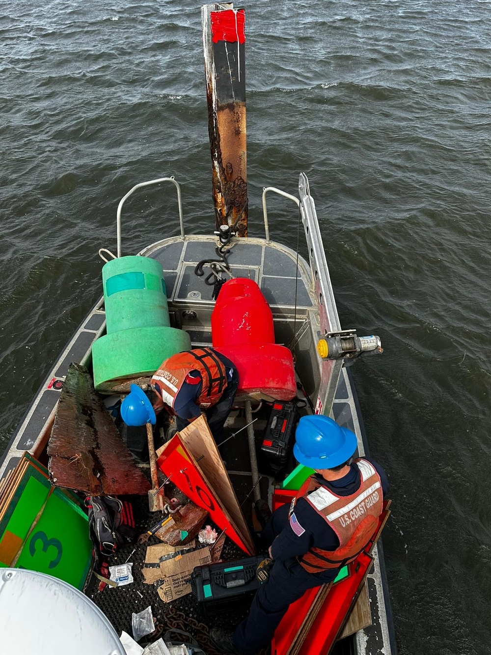 Coast Guard Aids to Navigation Teams join forces following Hurricane Milton