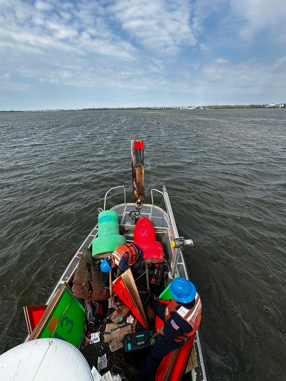 Coast Guard Aids to Navigation Teams join forces following Hurricane Milton