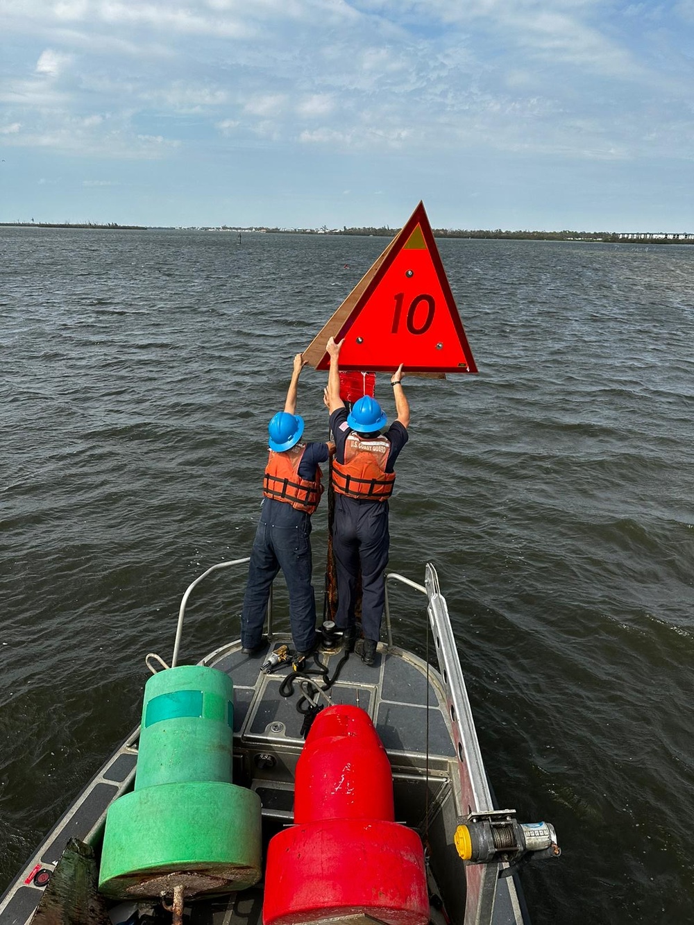 Coast Guard Aids to Navigation Teams join forces following Hurricane Milton