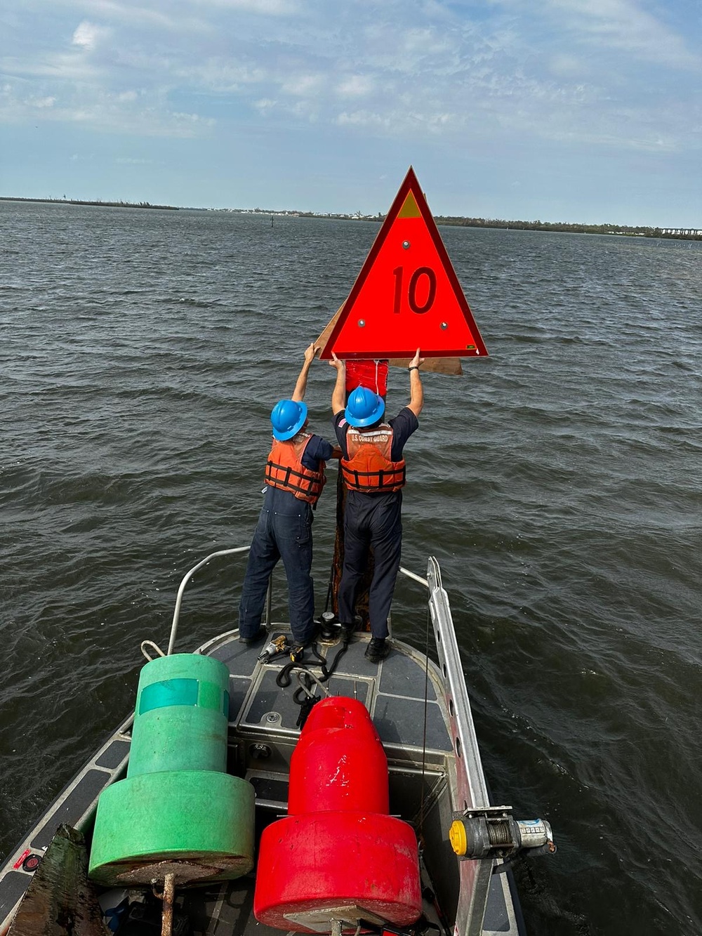 Coast Guard Aids to Navigation Teams join forces following Hurricane Milton