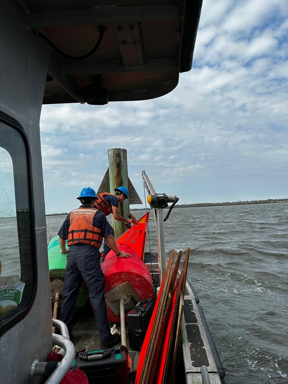 Coast Guard Aids to Navigation Teams join forces following Hurricane Milton