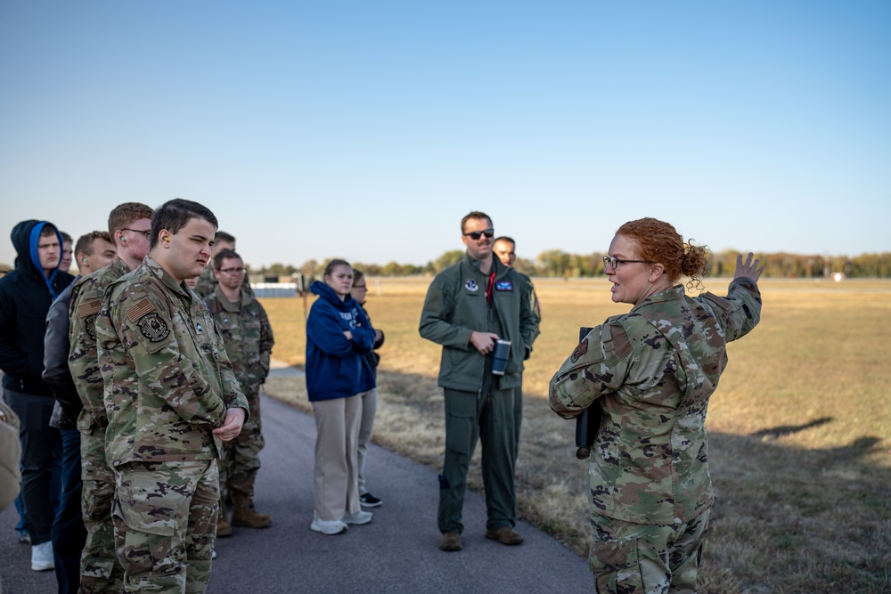 Air Force ROTC Detachment 780 visits Joe Foss Field