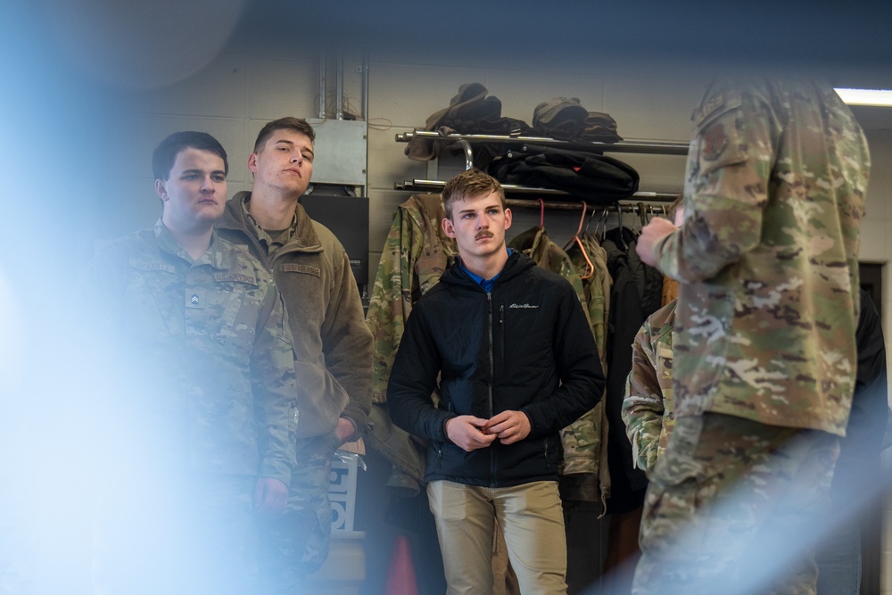 Air Force ROTC Detachment 780 visits Joe Foss Field