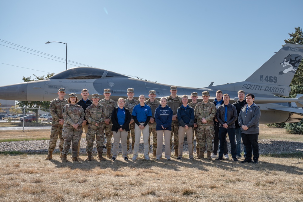 Air Force ROTC Detachment 780 visits Joe Foss Field