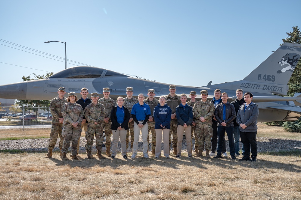 Air Force ROTC Detachment 780 visits Joe Foss Field