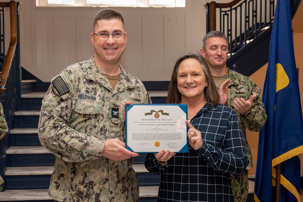 Naval Medical Center Portsmouth Civilians of the Quarter