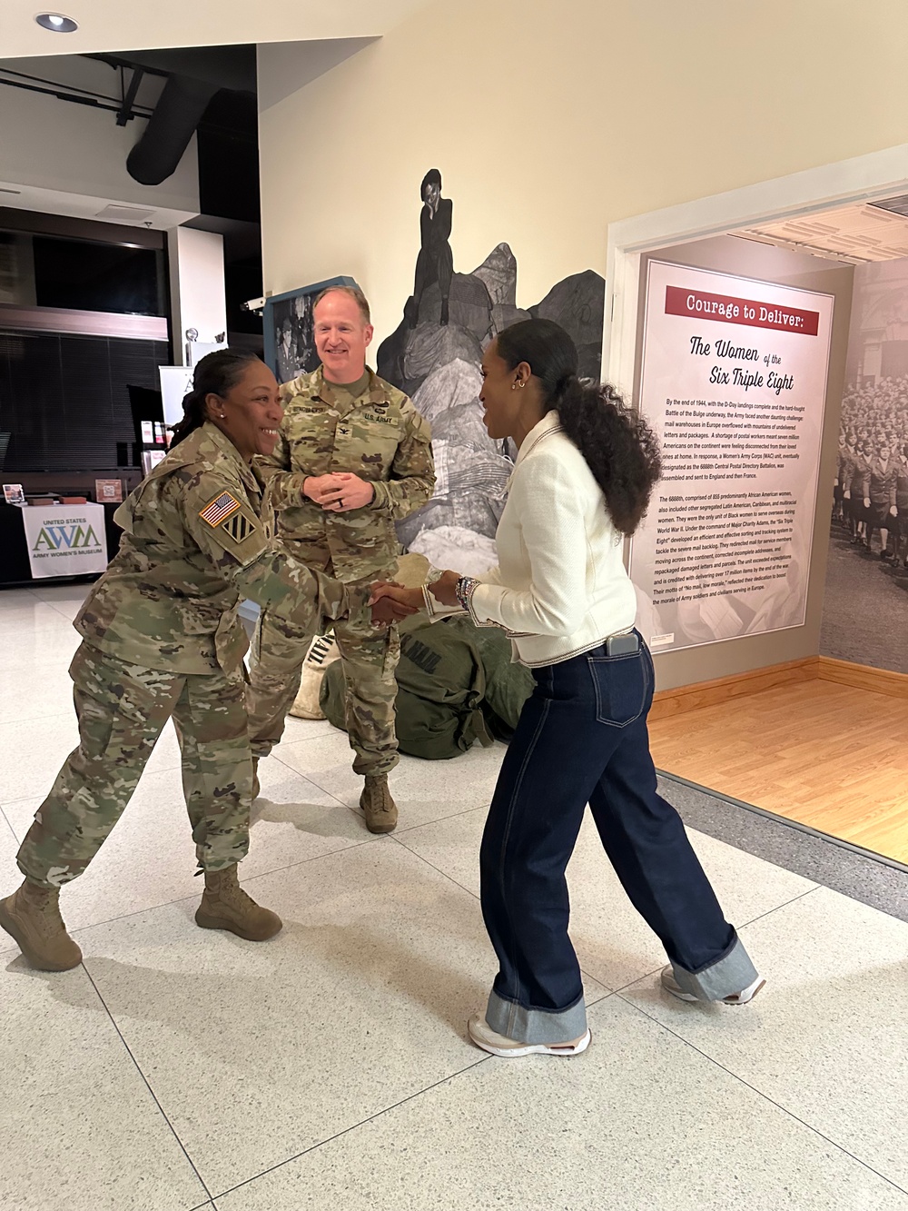 Kerry Washington Visits Army Women’s Museum, Honors Legacy of the 6888th Battalion Ahead of Film Release