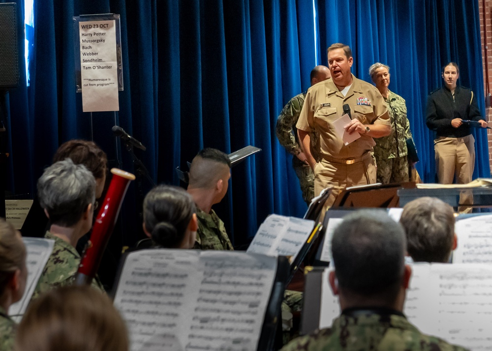 CHINFO visits the US Navy Band